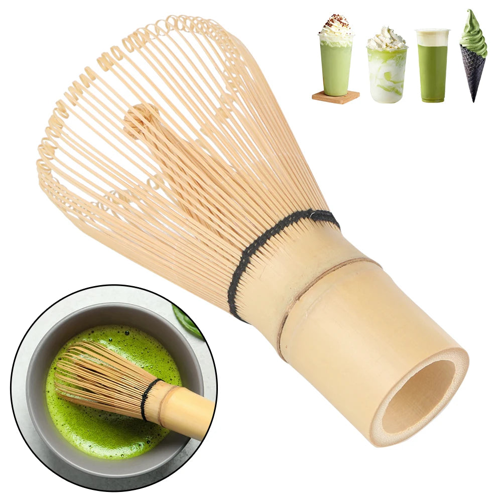 2pcs Matcha Green Tea Powder Bamboo Whisk - lafenora