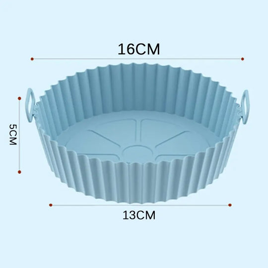 Reusable Silicone Air Fryers Oven Baking Tray - lafenora