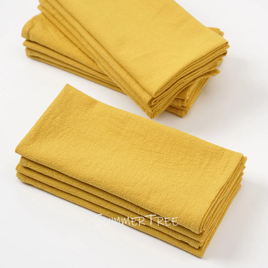 20-Pack Reusable Cotton Cloth Napkins 40×40cm for Dining &amp; Events - lafenora