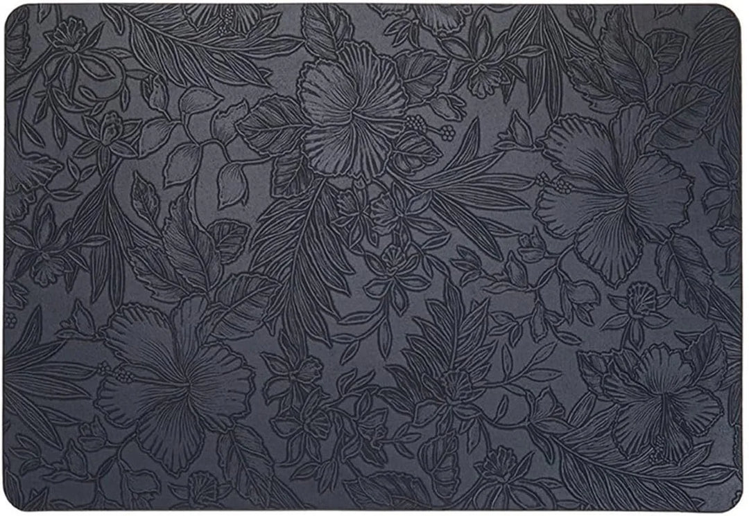 Leather Placemats Heat-Resistant Washable Dining Table Mats Waterproof &amp; Non-Slip - lafenora