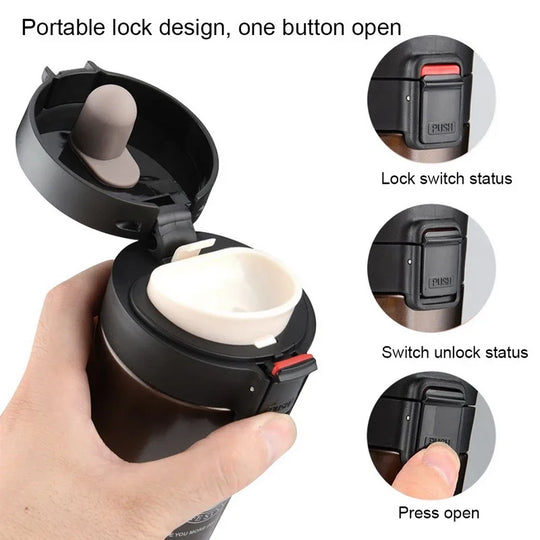 0.5L Thermal Mug Vacuum Flask Tea &amp; Water Bottle - lafenora
