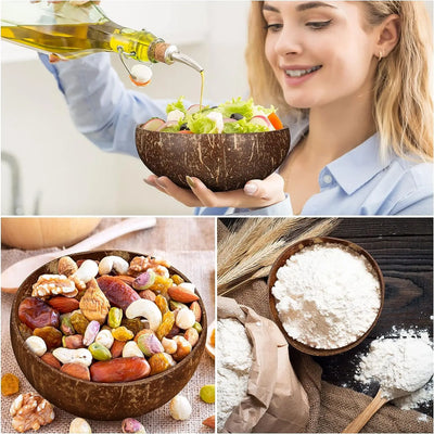 Coconut Shell Bowls - lafenora