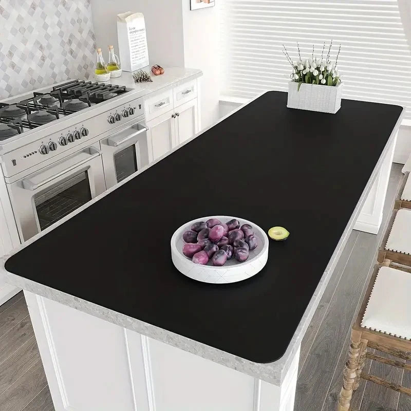 Extra Large Silicone Table Mat 23.6×47.2in Heat-Resistant Countertop Protector Waterproof - lafenora