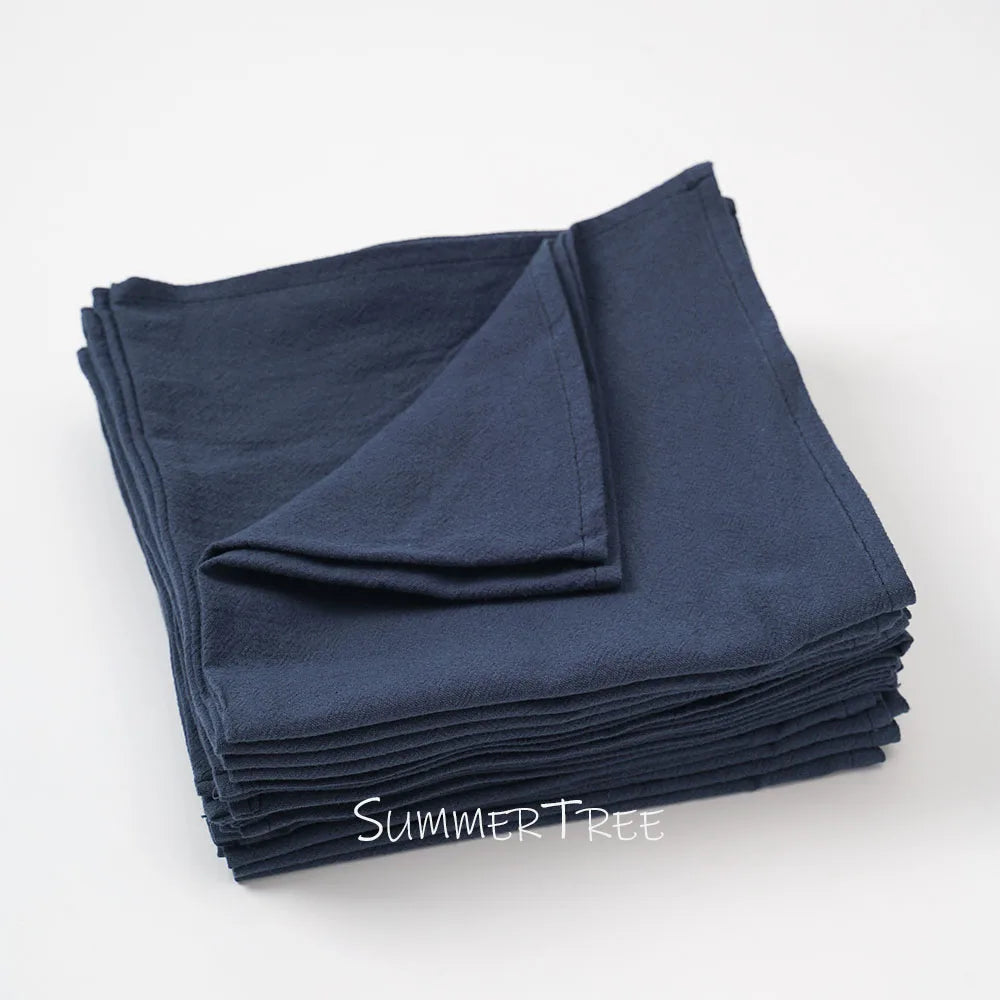 20-Pack Reusable Cotton Cloth Napkins 40×40cm for Dining &amp; Events - lafenora
