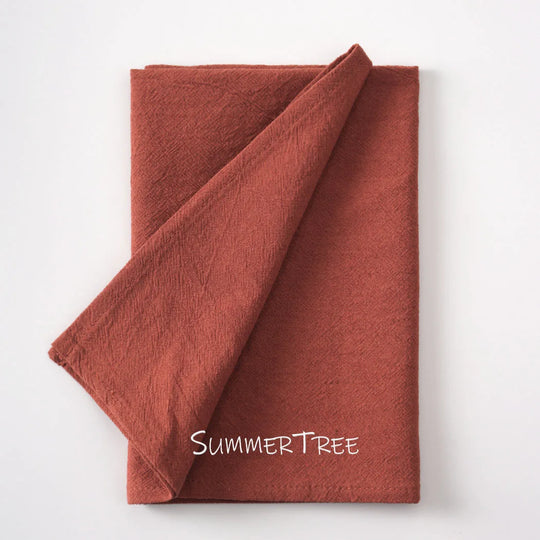20-Pack Reusable Cotton Cloth Napkins 40×40cm for Dining &amp; Events - lafenora