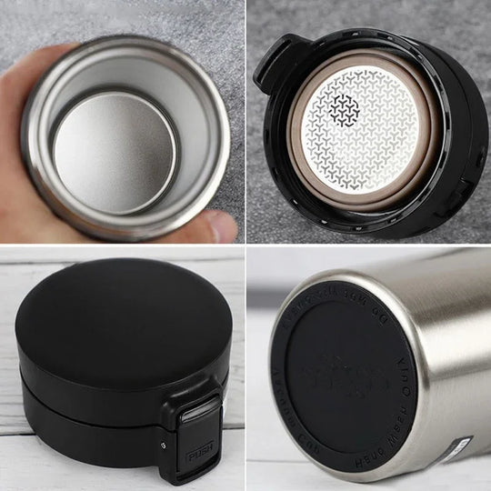 0.5L Thermal Mug Vacuum Flask Tea &amp; Water Bottle - lafenora