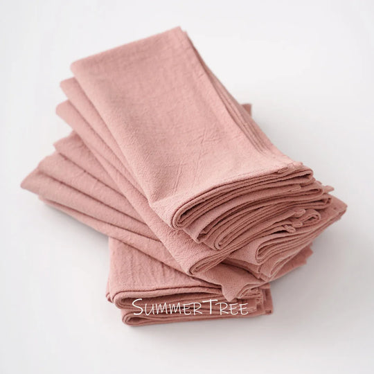 20-Pack Reusable Cotton Cloth Napkins 40×40cm for Dining &amp; Events - lafenora