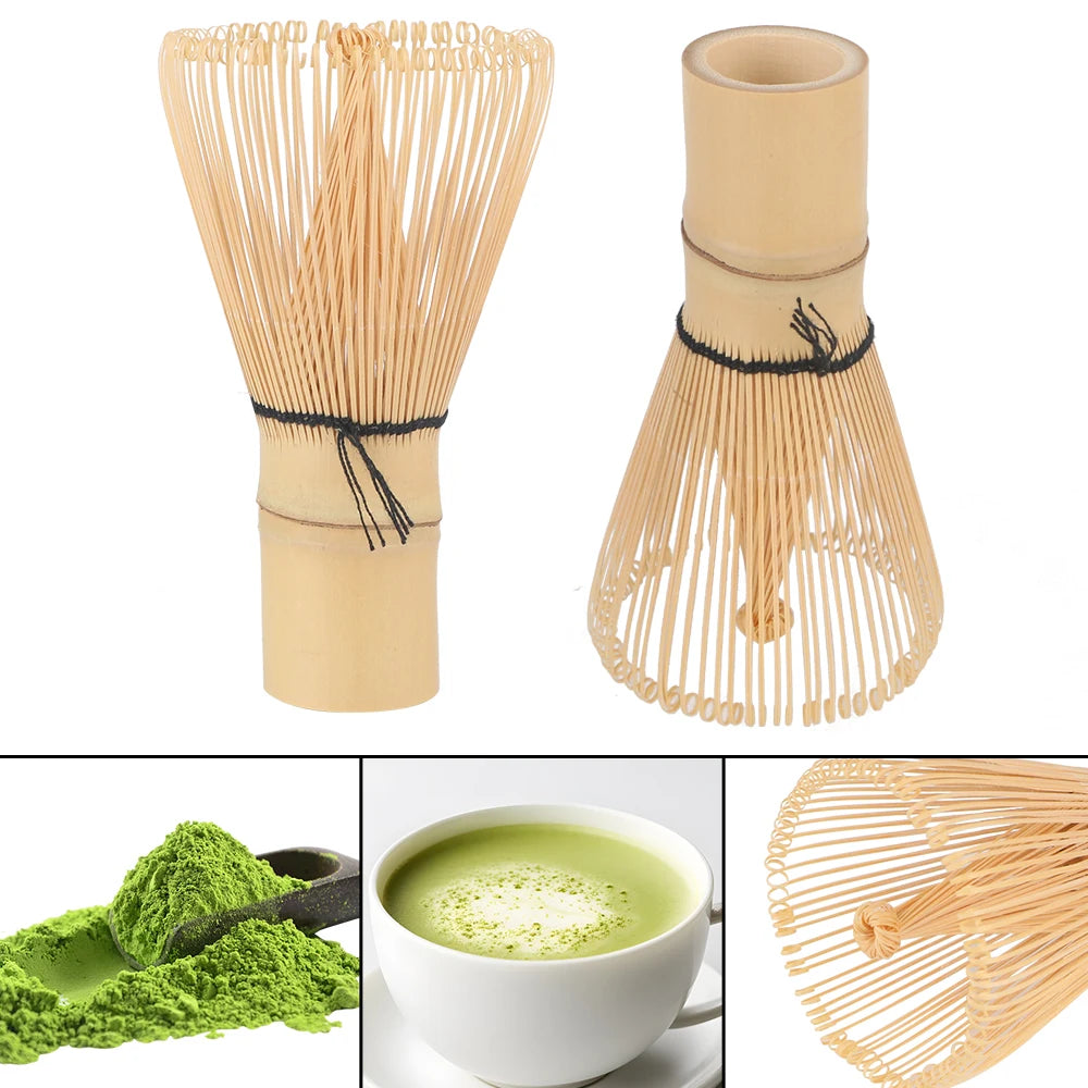 2pcs Matcha Green Tea Powder Bamboo Whisk - lafenora