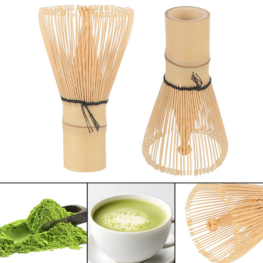 2pcs Matcha Green Tea Powder Bamboo Whisk - lafenora