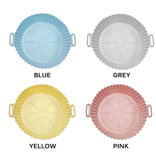 Reusable Silicone Air Fryers Oven Baking Tray - lafenora
