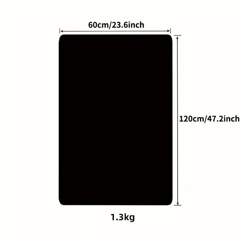 Extra Large Silicone Table Mat 23.6×47.2in Heat-Resistant Countertop Protector Waterproof - lafenora