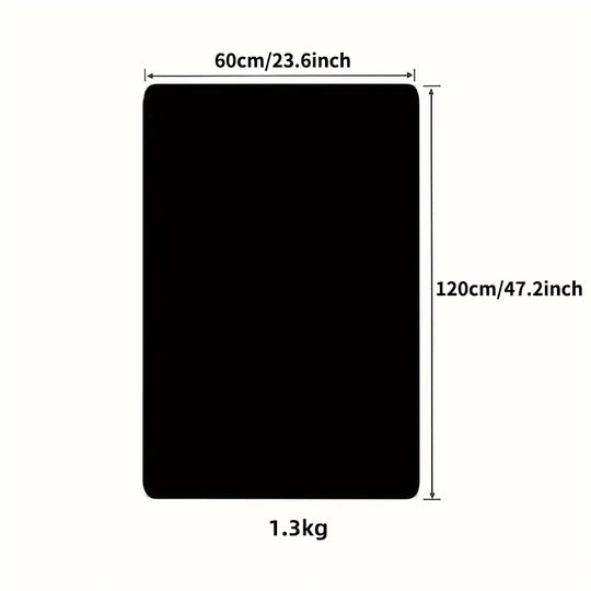 Extra Large Silicone Table Mat 23.6×47.2in Heat-Resistant Countertop Protector Waterproof - lafenora