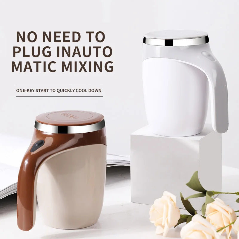 Rechargeable Stirring Cup Mug - lafenora