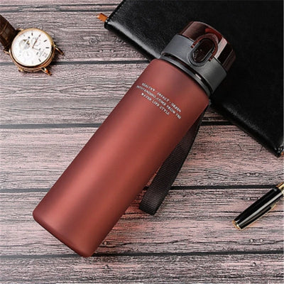 BPA Free Leak Proof Hiking Sports Water Bottle 560ml - lafenora