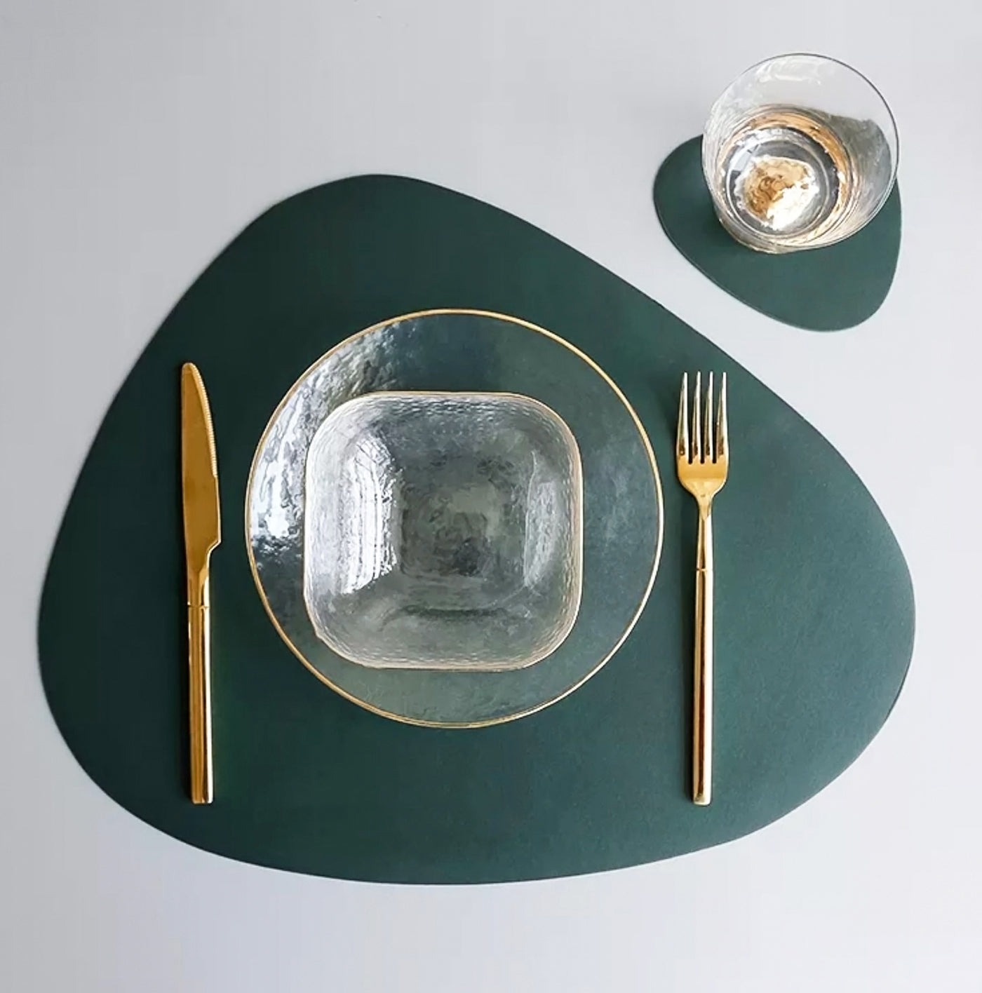 Doublesided Modern Leather Placemats - lafenora