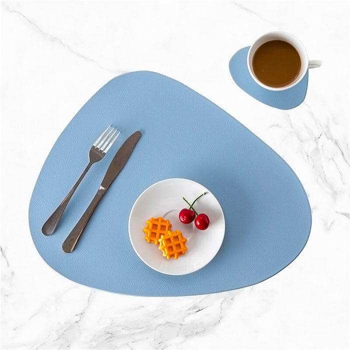 Doublesided Modern Leather Placemats - lafenora