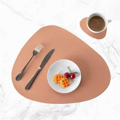 Doublesided Modern Leather Placemats - lafenora